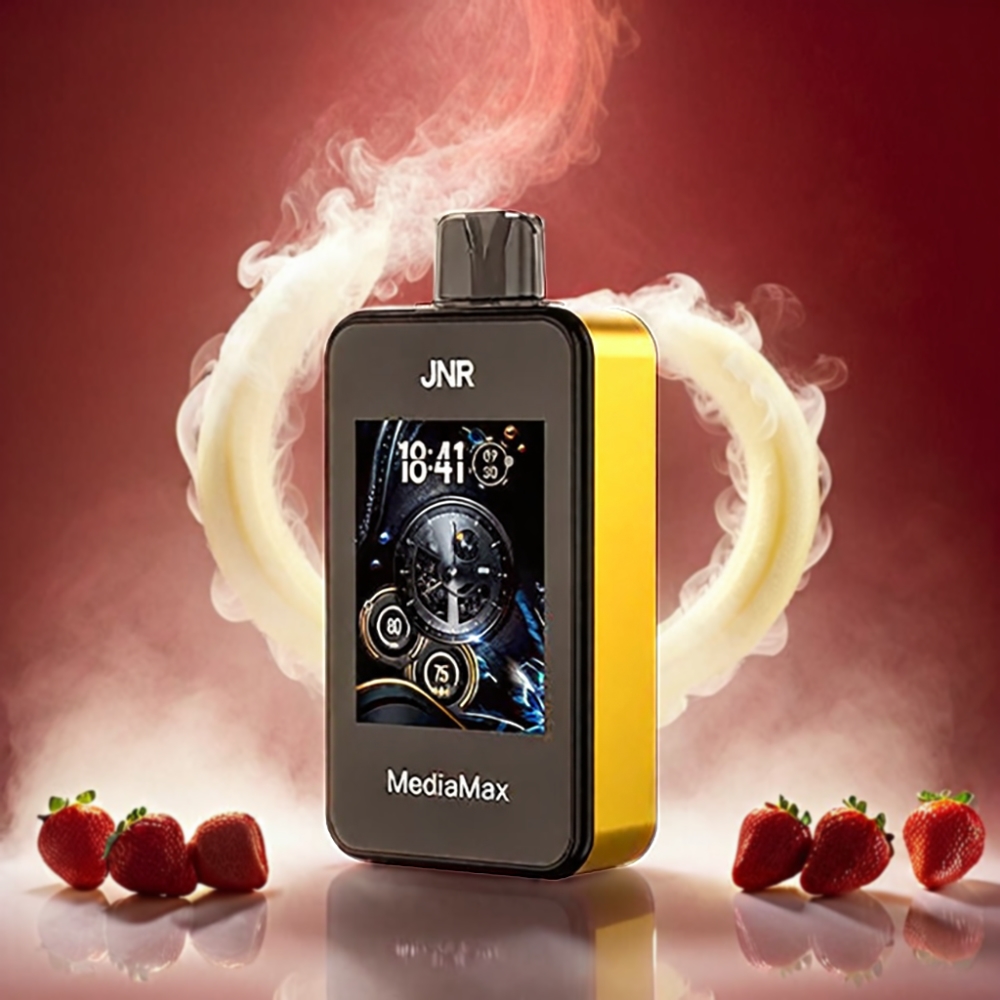 JNR MediaMax 40000 Puffs Vape - Strawberry Banana JNR MediaMax 40000 Puffs Vape - Australia Wholesale