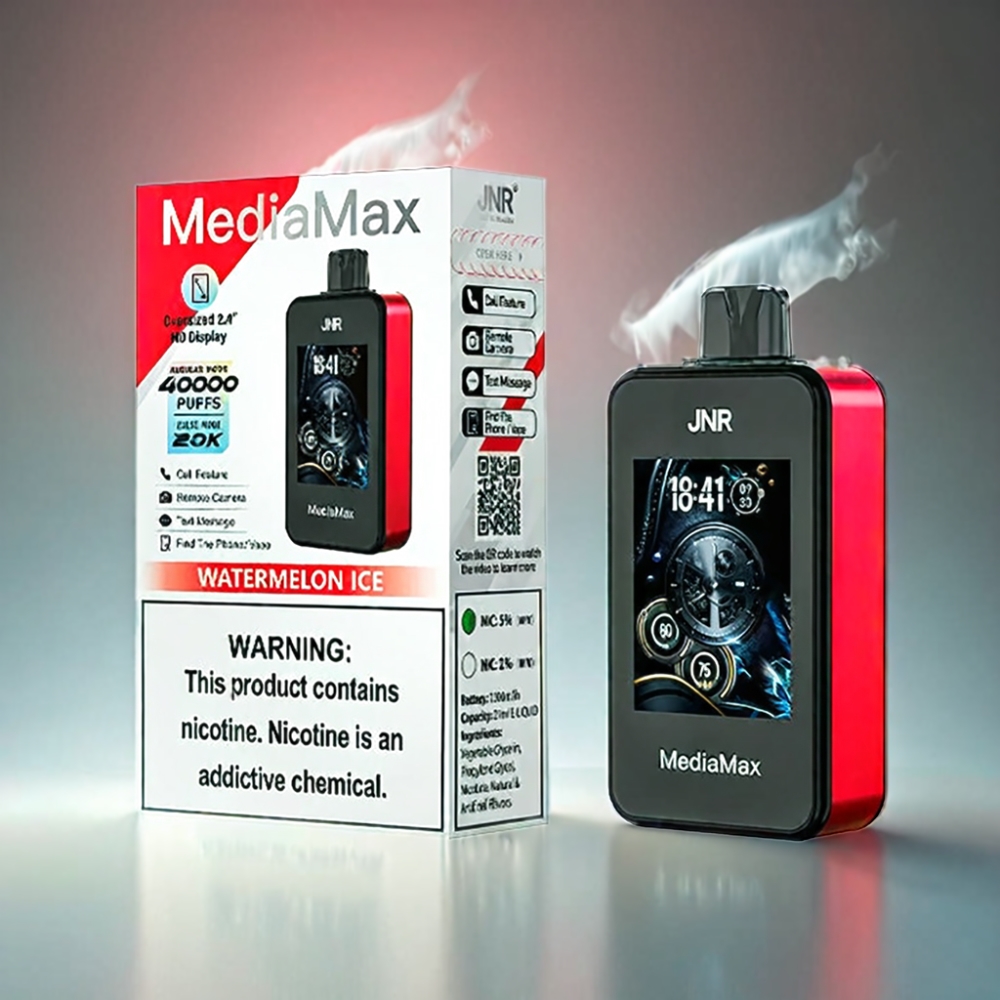 JNR MediaMax 40000 Puffs Vape Watermelon Ice
JNR MediaMax 40000 Puffs - Australia Wholesale