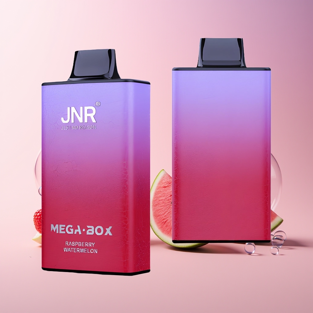 JNR Mega Box 25000 Puffs Disposable Vape – 30ML E-Liquid, Dual Mesh Coil, Type-C Charge (Australia Wholesale) – Raspberry Watermelon