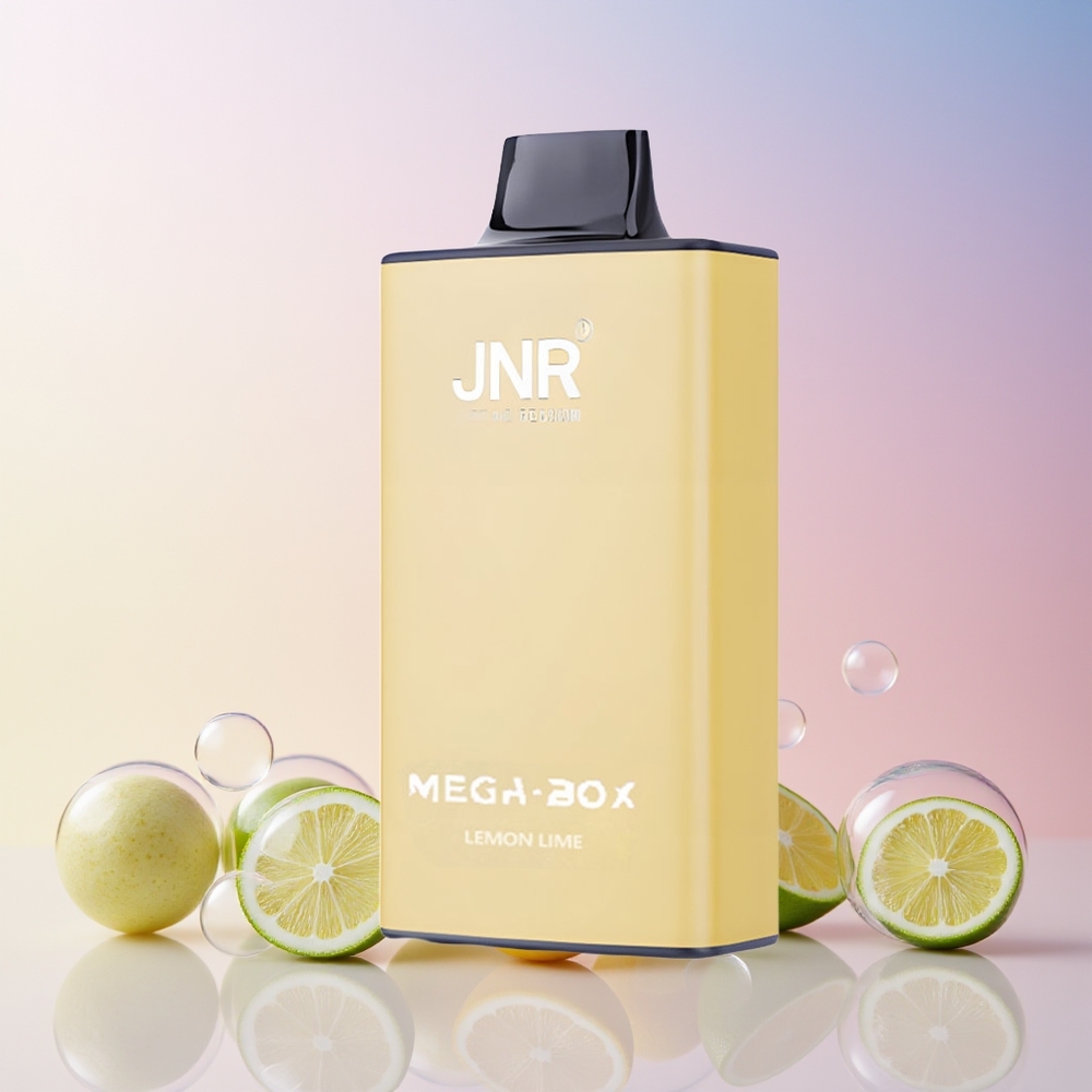 JNR Mega Box 25000 Puffs Disposable Vape – 30mL E-liquid, Dual Mesh Coil, Type-C Charge, Lemon & Lime (Australia Wholesale)