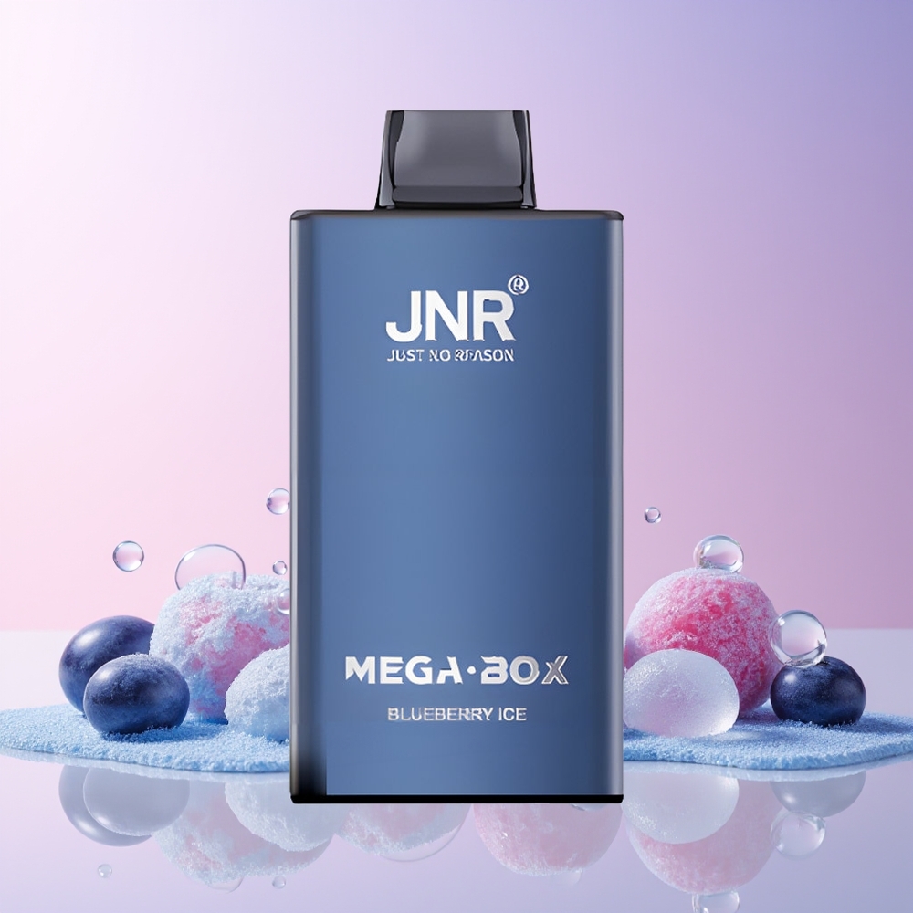 JNR Mega Box 25000 Puffs Disposable Vape – 30ml E-liquid, 850mAh Battery, Type-C Charge, Blueberry Ice | Australia Wholesale