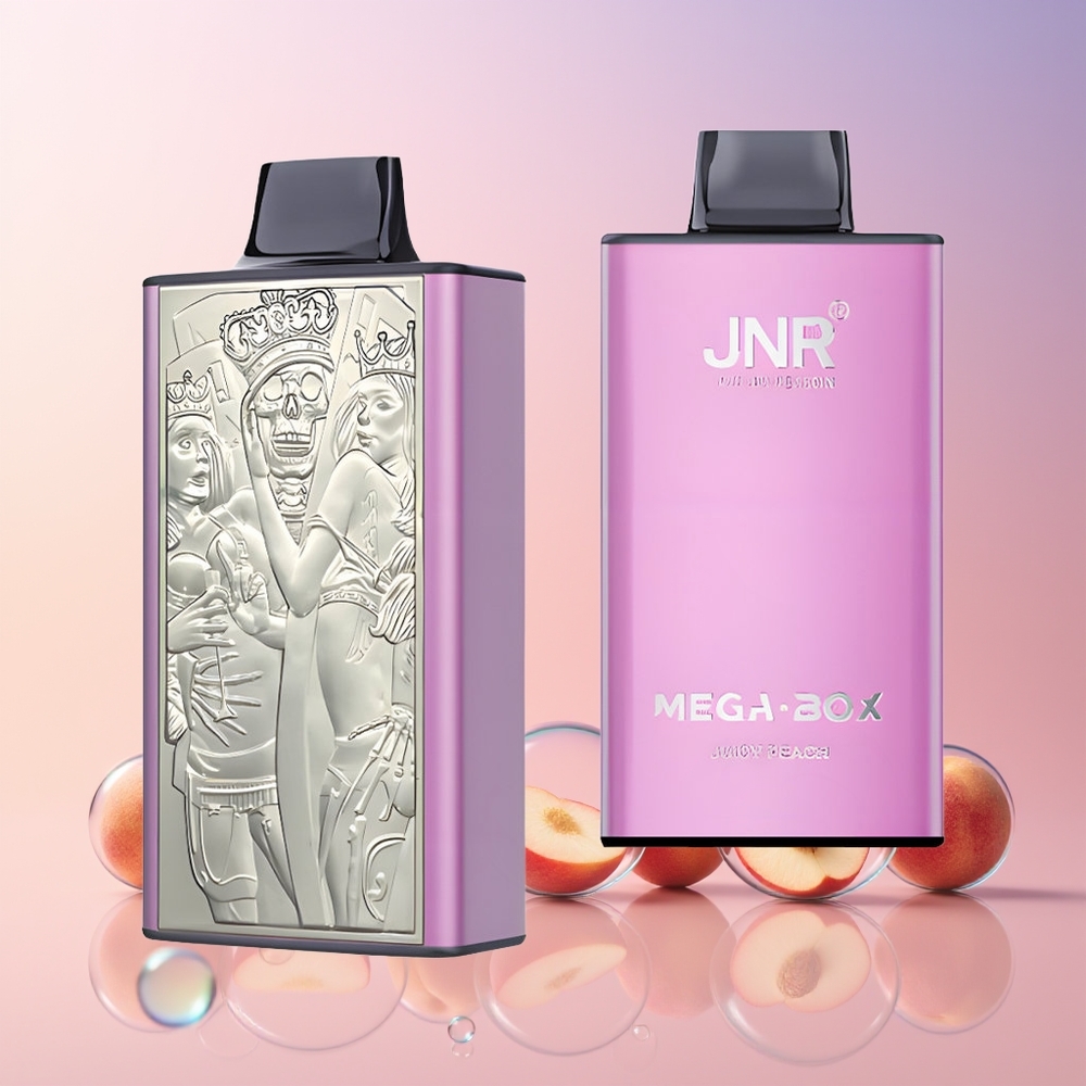 JNR Mega Box 25000 Puffs Disposable Vape – 30ml E-liquid, 850mAh Battery, Type-C Quick Charge, Australia Wholesale (Juicy Peach)