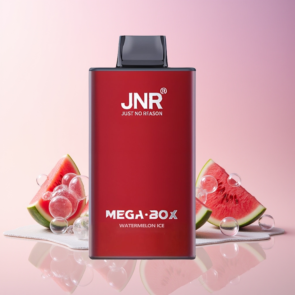 JNR Mega Box 25000 Puffs Disposable Vape – 30ml E-liquid, Dual Mesh Coil, Type-C Charge, Australia Wholesale (Watermelon Ice, 2% Nicotine)