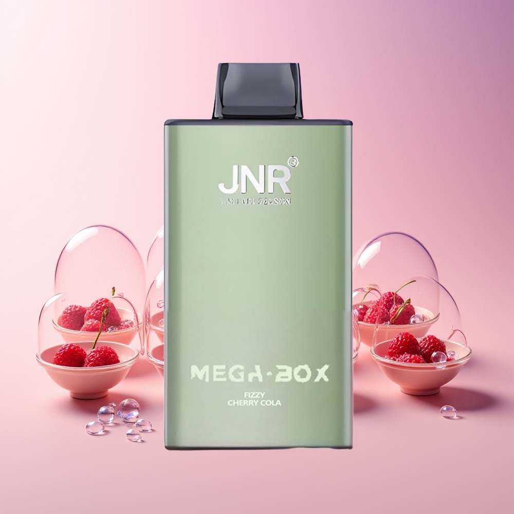 JNR Mega Box 25000 Puffs Disposable Vape – Australia Wholesale | 30mL E-Liquid, Type-C Fast Charge, Dual Mesh Coil (Fizzy Cherry Cola, 2% Nicotine)