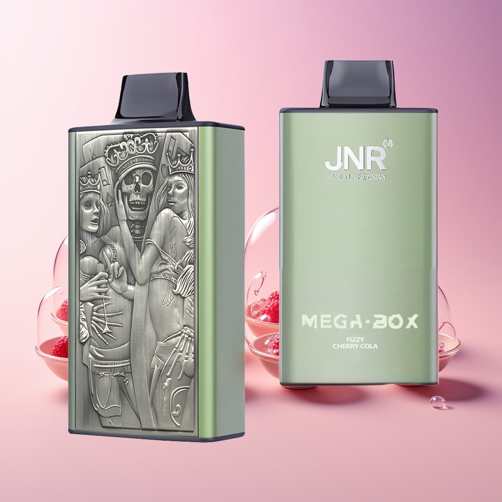 JNR Mega Box 25000 Puffs Disposable Vape – Australia Wholesale | 30mL E-Liquid, Type-C Fast Charge, Dual Mesh Coil (Fizzy Cherry Cola, 2% Nicotine)