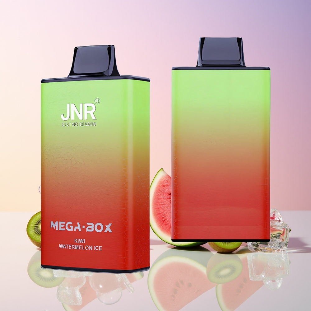 JNR Mega Box 25000 Puffs Disposable Vape – Dual Mesh Coil, 30mL, Type-C (Australia Wholesale) Kiwi Watermelon Ice 2%