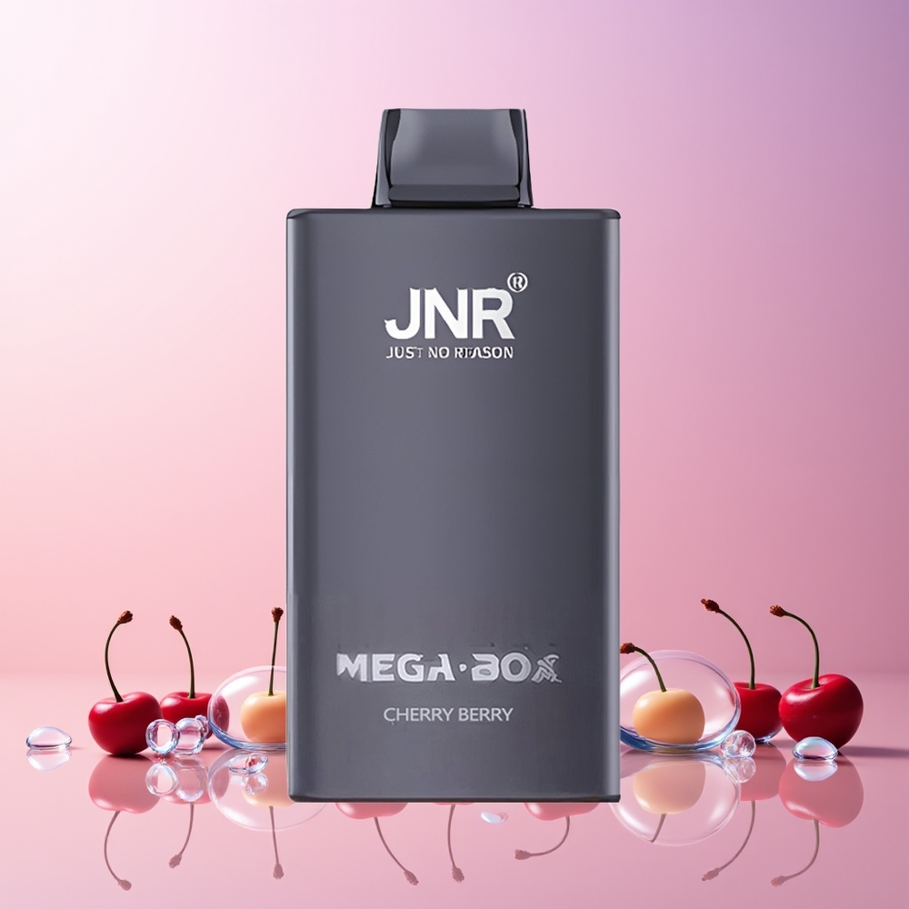 JNR Mega Box 25000 Puffs Disposable Vape – Dual Mesh Coil, 30ml E-liquid, Type-C Charge (Australia Wholesale) – Cherry Berry
