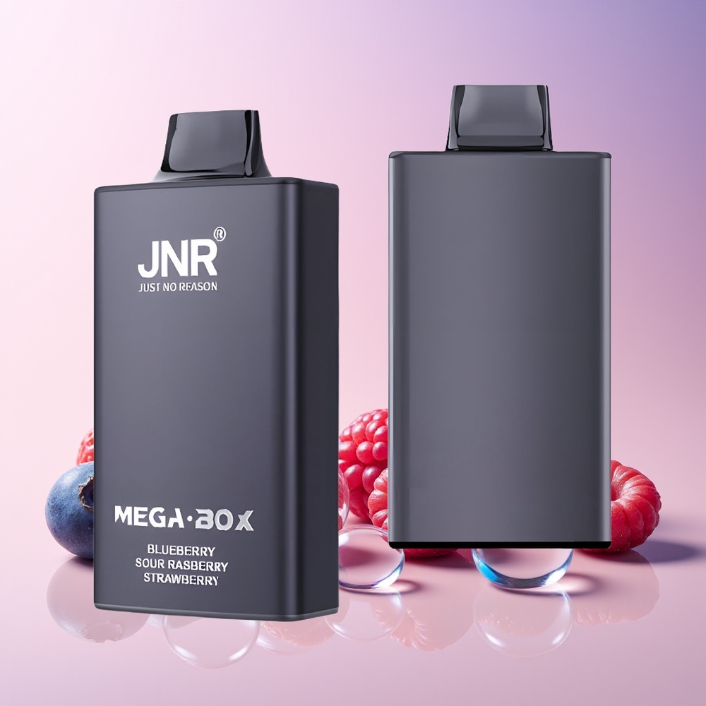 JNR Mega Box 25000 Puffs Disposable Vape – Dual Mesh Coil, Type-C Quick Charge, 30ml E-liquid (Blueberry Sour Raspberry Strawberry) | Australia Wholesale