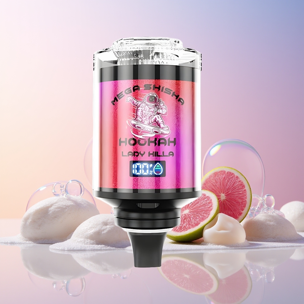 JNR Mega Shisha Hookah 100K – 60mL e-Liquid, 2200mAh Battery, Interactive Smart Screen | Australia Wholesale | Desktop Compatibility