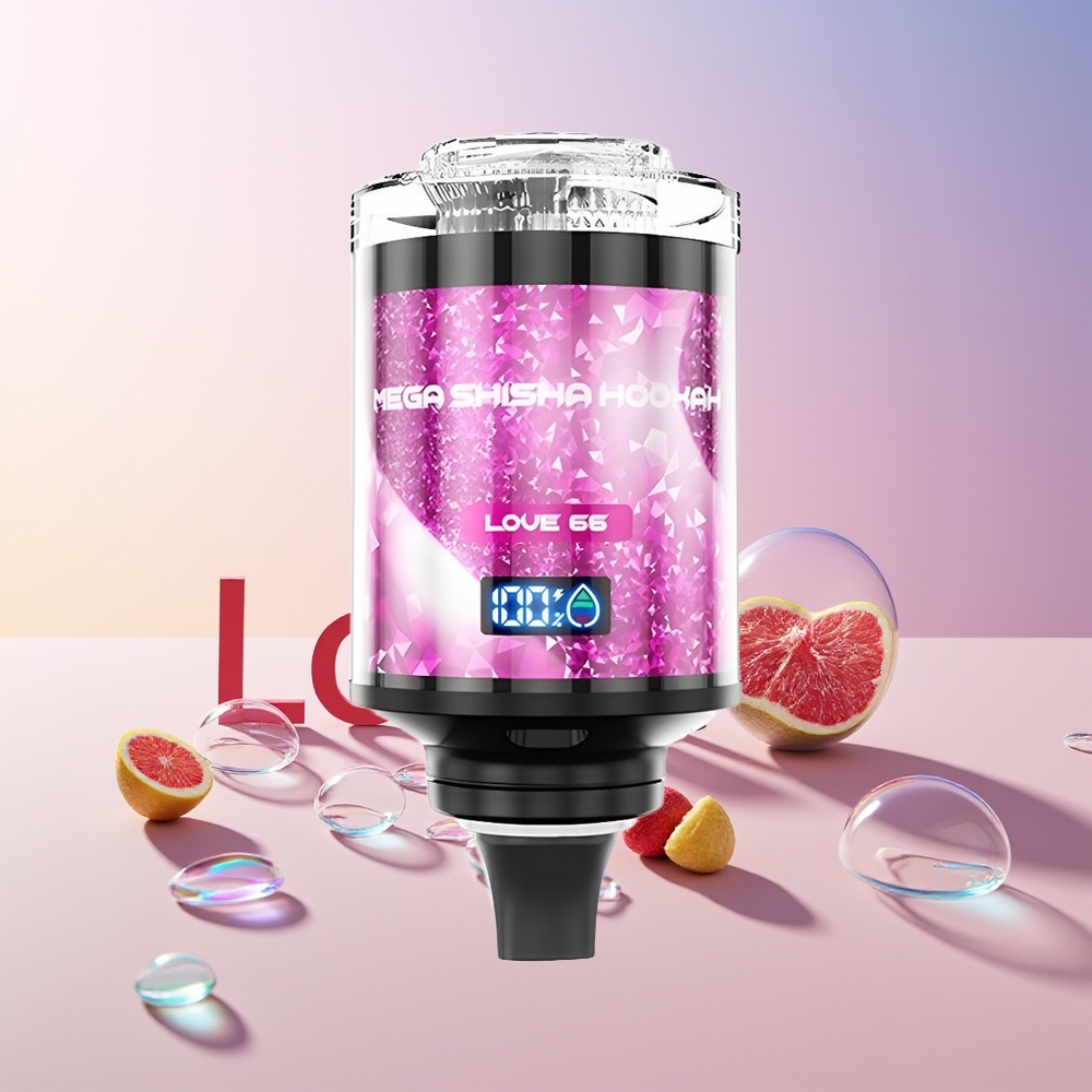 JNR Mega Shisha Hookah 100K (Australia Wholesale) – 60mL E-Liquid, 2200mAh, Type-C Fast Charging, Desktop Compatibility