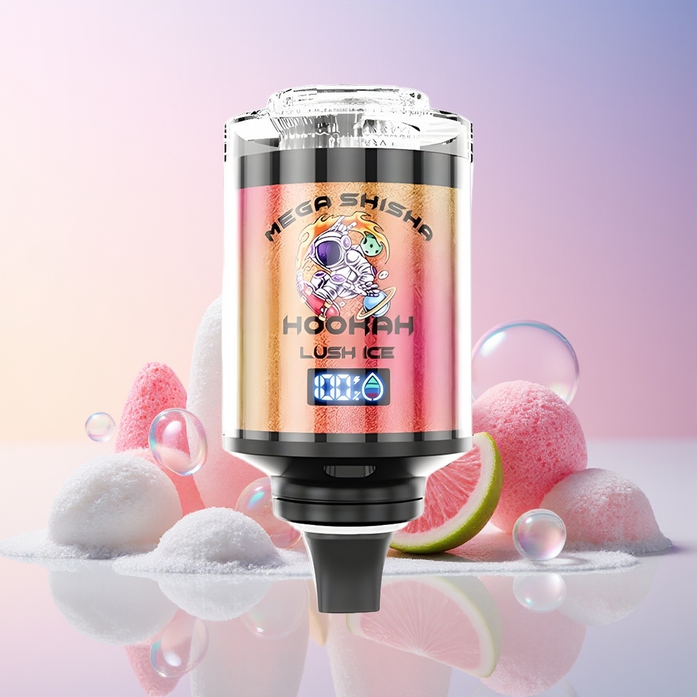 JNR Mega Shisha Hookah 100K Australia Wholesale – 60mL e-Liquid, 2200mAh Battery, Type-C Fast Charging, Desktop Compatibility, Lush Ice