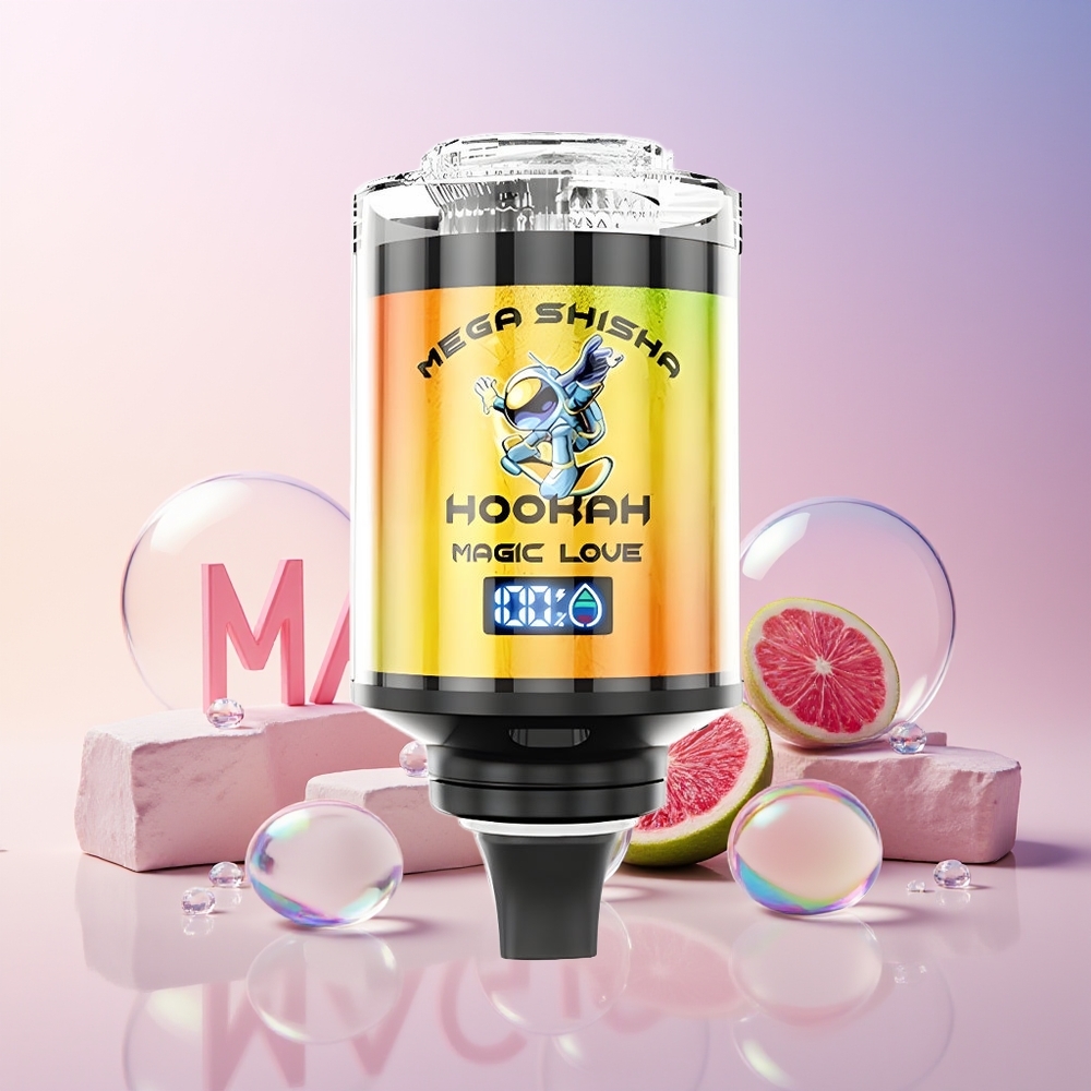 JNR Mega Shisha Hookah 100K Australia Wholesale – 60mL e-Liquid, 2200mAh, Type-C Fast Charging, Smart Screen