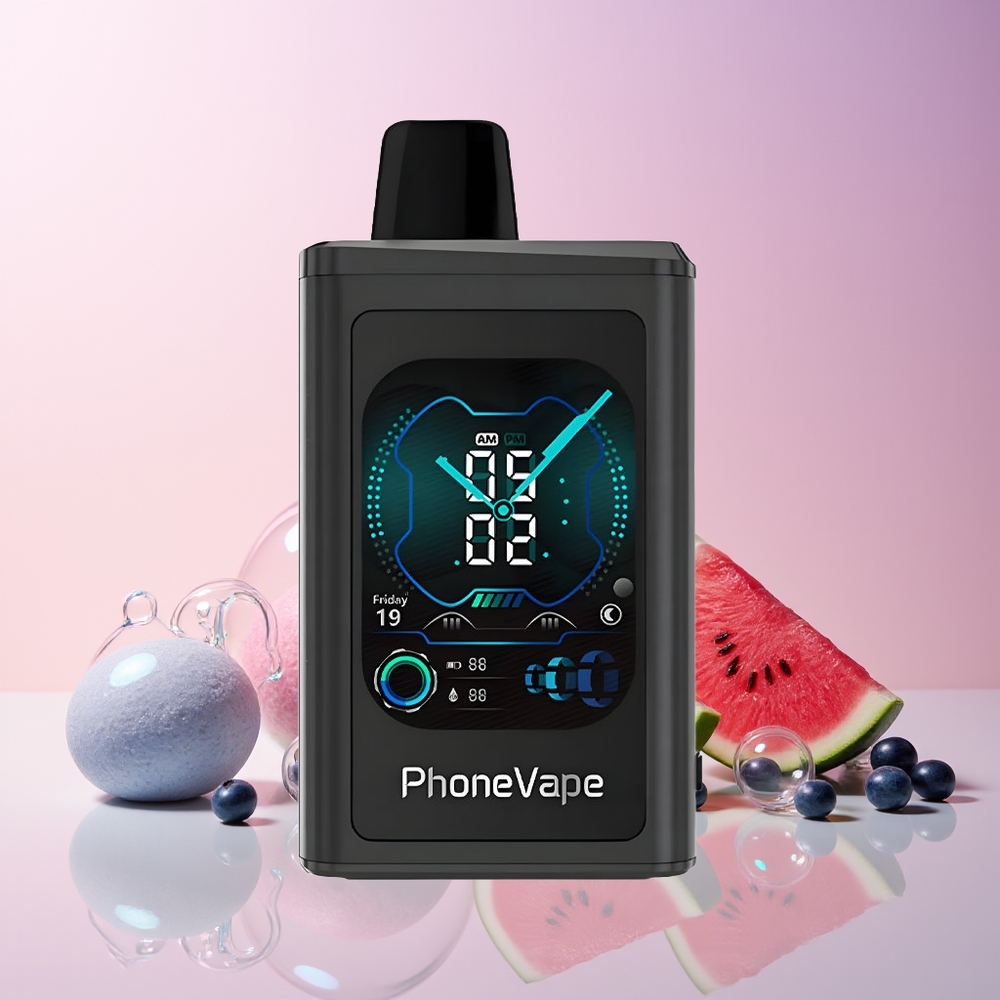 JNR PhoneVape 30000 Puffs Disposable Vape – Turbo Mode, App Controlled, Full Display Screen | Australia Wholesale (Blueberry Watermelon)