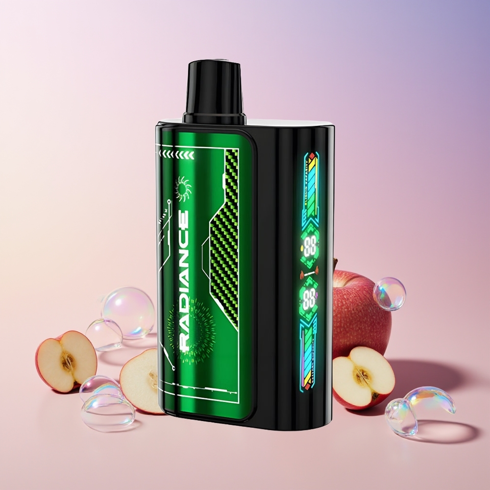 JNR Radiance 31000 Puffs – 28ml E-liquid, Dual Mesh Coil, Rechargeable | Australia Wholesale (Double Apple)