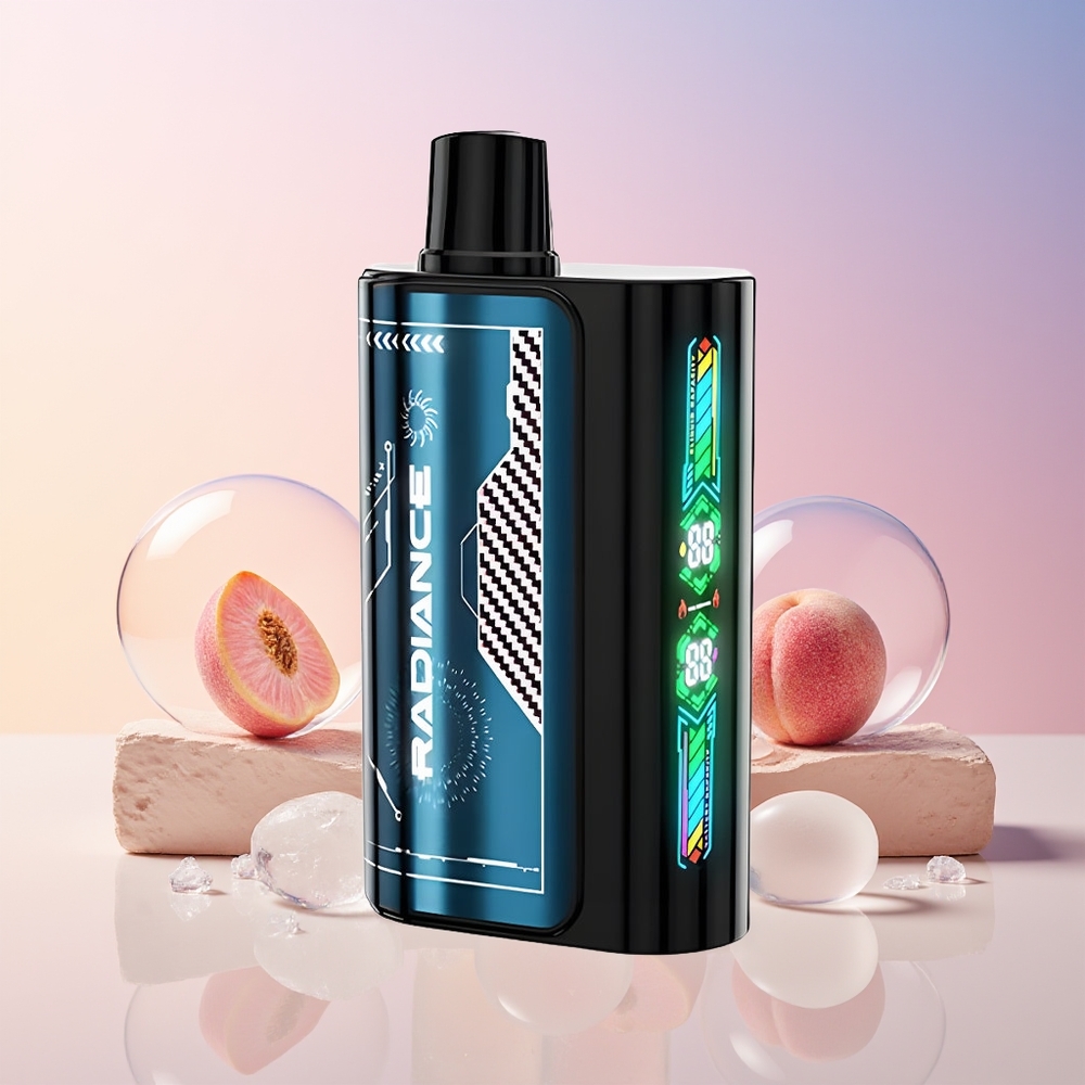 JNR Radiance 31000 Puffs Disposable Vape – 28ml E-liquid, Dual Mesh Coil, Australia Wholesale (Summer Peach Ice)