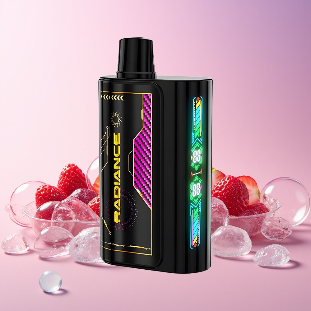 JNR Radiance 31000 Puffs Disposable Vape – 28ml E-liquid, Dual Mesh Coil, Type-C Charging (Australia Wholesale) – Strawberry Ice