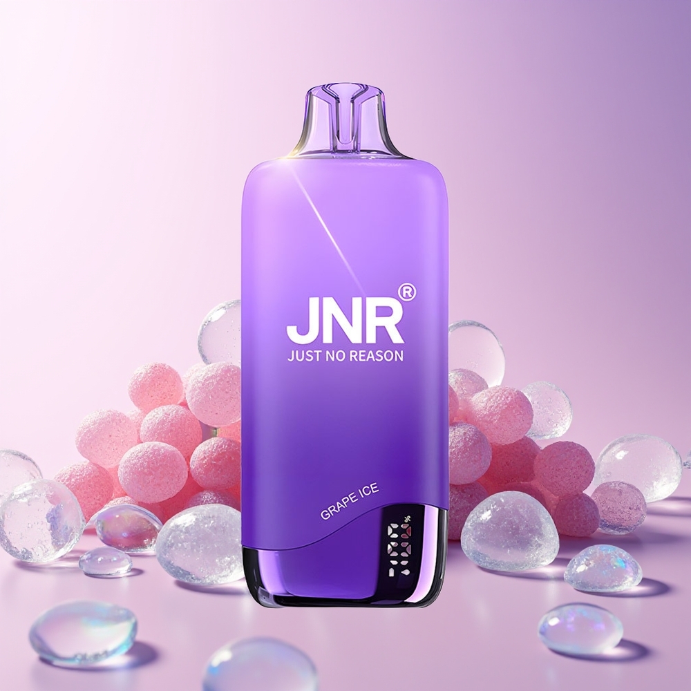 JNR Rainbow 10500 Puffs Disposable Vape – 18mL e-Liquid, 0.8ohm Mesh Coil, USB-C Charging | Australia Wholesale Grape Ice