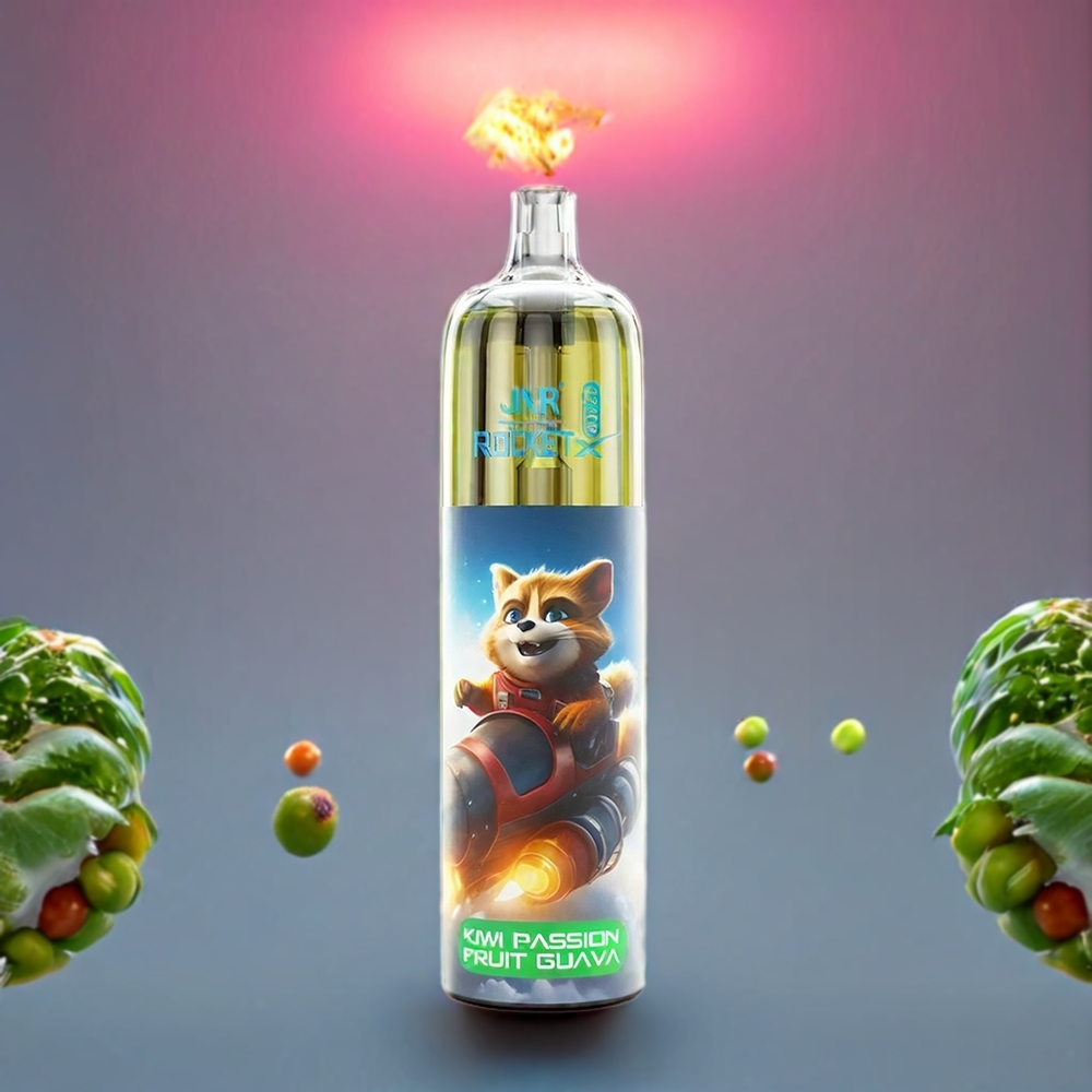 Australia Wholesale JNR Rocket X 12400 Puffs – Compact, RGB Lights, Type-C Rechargeable, Kiwi Passion Fruit Guava