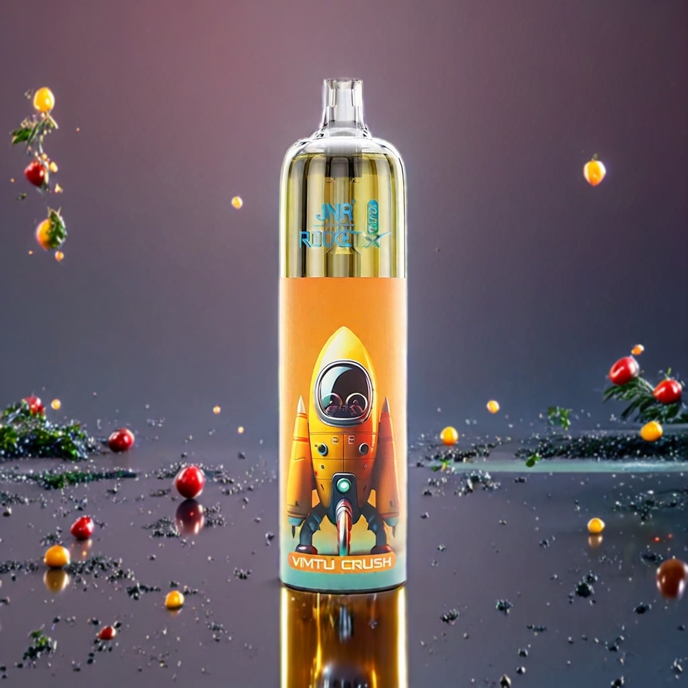 JNR Rocket X 12400 Puffs Australia Wholesale – Compact, Rechargeable Type-C, RGB Lights, 22mL E-Liquid