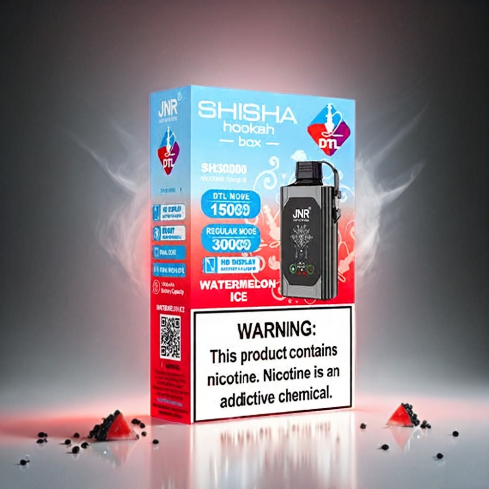 JNR Shisha Box 20500 Puffs Vape - Watermelon Ice