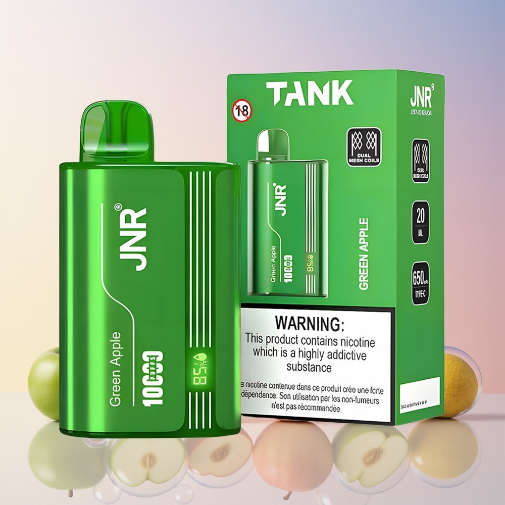 JNR Tank 10000 Puffs Disposable Vape – 20mL Dual Mesh Coil, Digital Display, Type-C Charge | Australia Wholesale