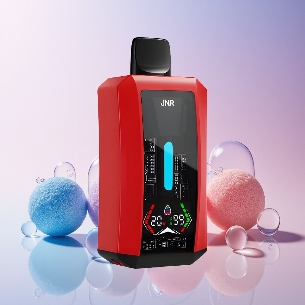 JNR Tank Pro 33000 Puffs Disposable Vape – 28mL e-Liquid, Dual Mesh Coil, Type-C Charging (Australia Wholesale) – Blue Razz Cherry