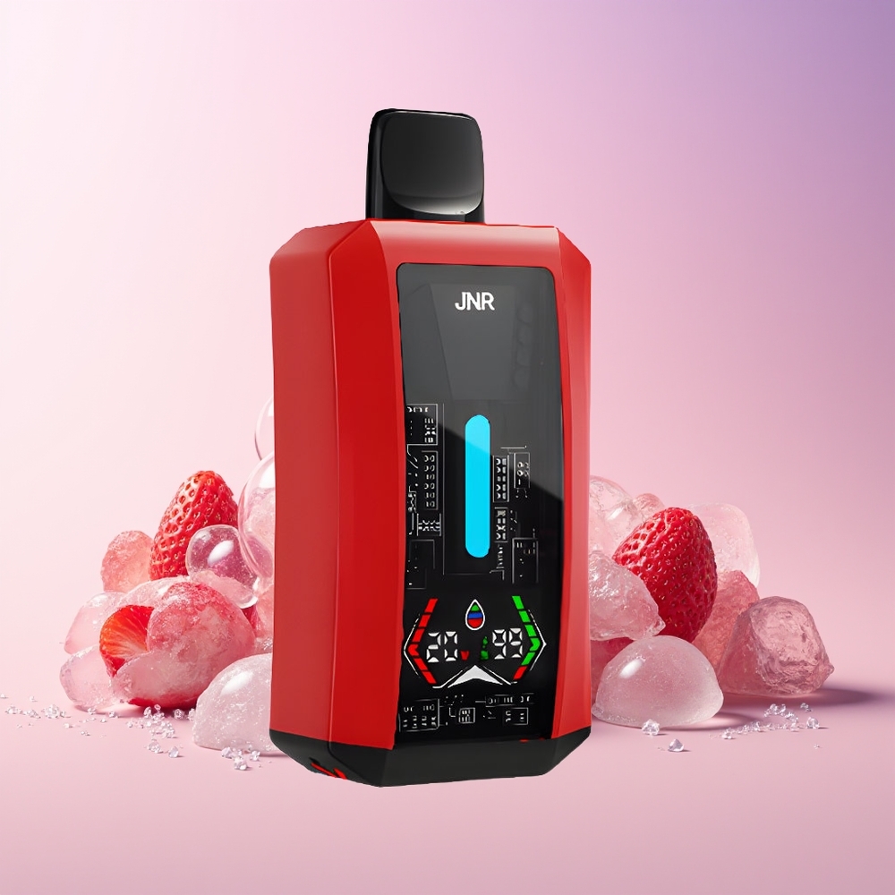 JNR Tank Pro 33000 Puffs Disposable Vape – Dual Mesh, Digital Display, 28ml (Strawberry Ice) | Australia Wholesale