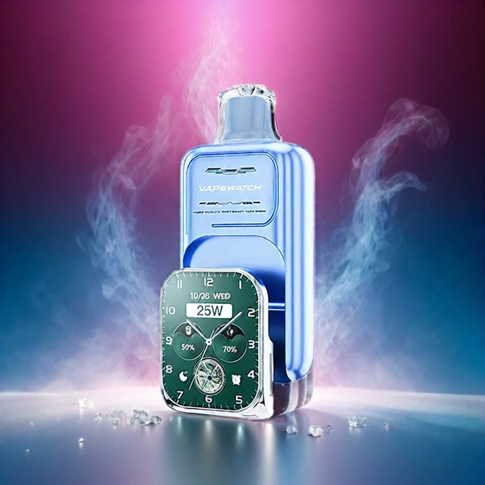 JNR Vape Watch 30000 Puffs Vape Blue Razz Ice JNR Vape Watch 30000 Puffs - Australia Wholesale
