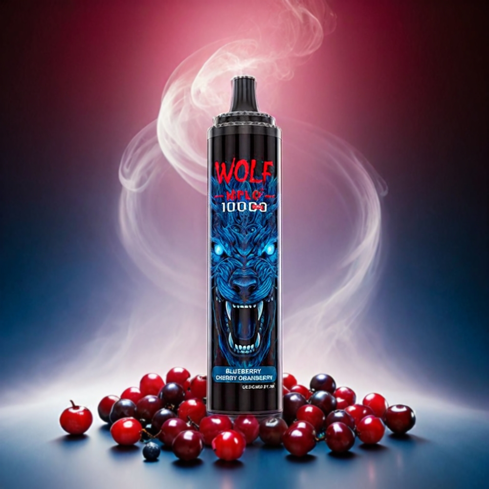JNR Wolf 10000 Puffs Vape - Blueberry Cherry Cranberry