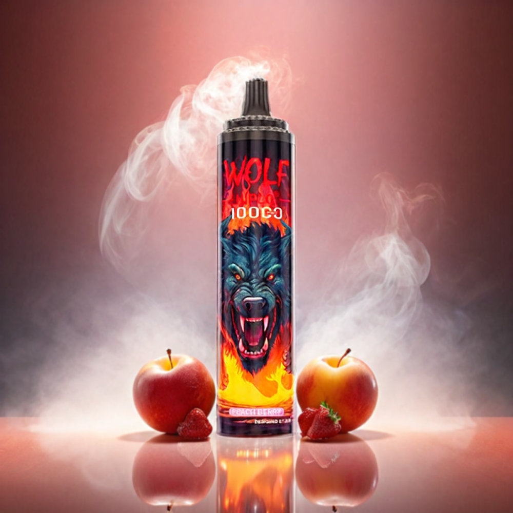 JNR Wolf 10000 Puffs Vape - Peach Berry
