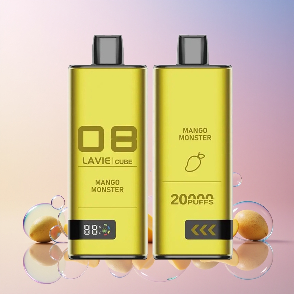 Lavie Cube 20000 Puffs (28ML/600mAh Type-C) Disposable Vape – Mango Monster – Australia Wholesale