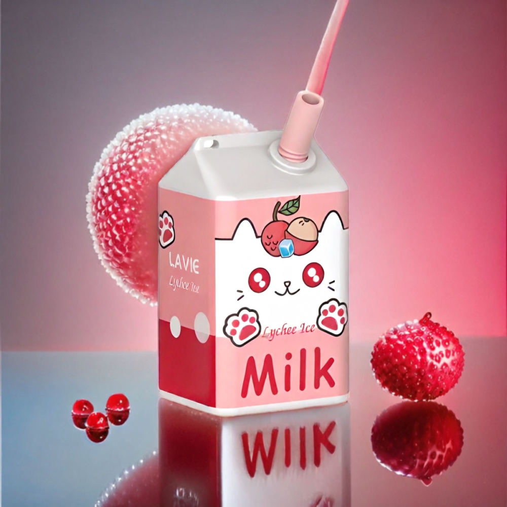Lavie Milk 7000 Puffs Vape - Lychee Ice