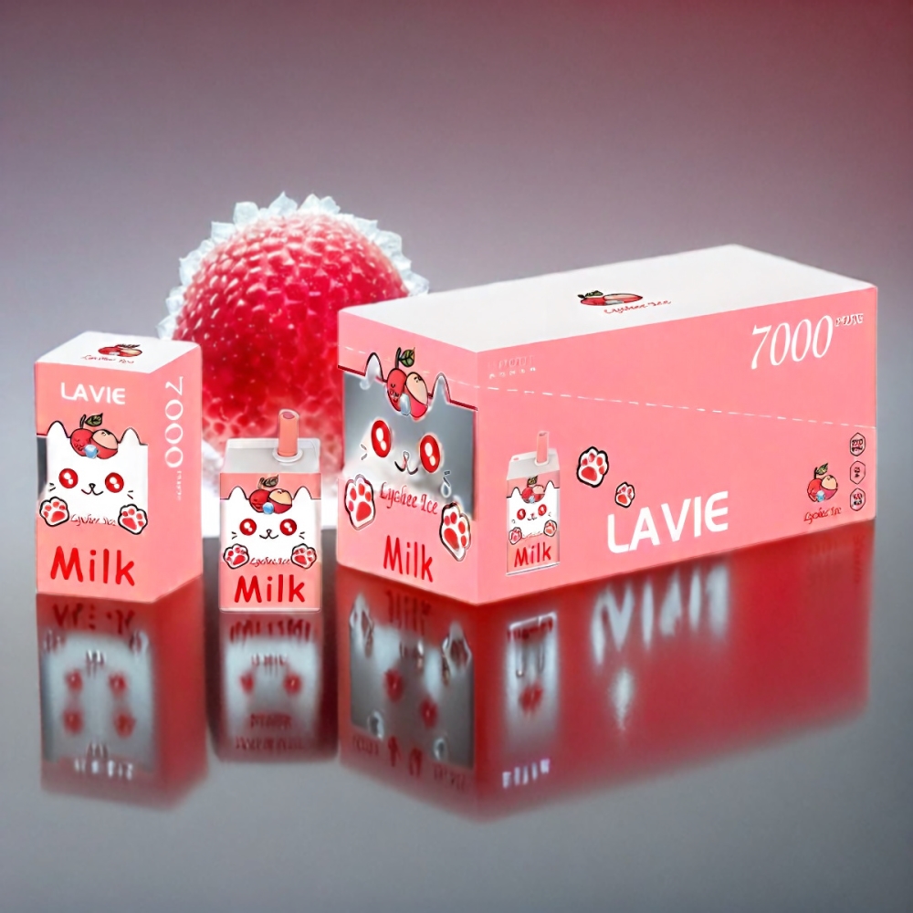 Lavie Milk 7000 Puffs Vape - Lychee Ice