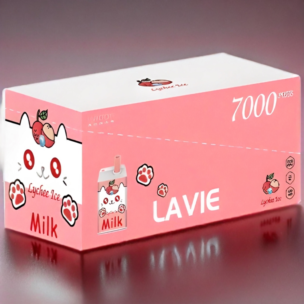 Lavie Milk 7000 Puffs Vape - Lychee Ice