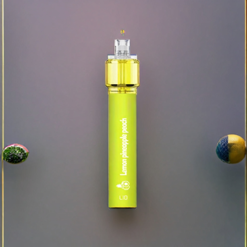 LIO Bee18 Max 2500 Puffs Disposable Vape – 6.5mL 5% Nicotine, Australia Wholesale (Lemon Pineapple Peach)