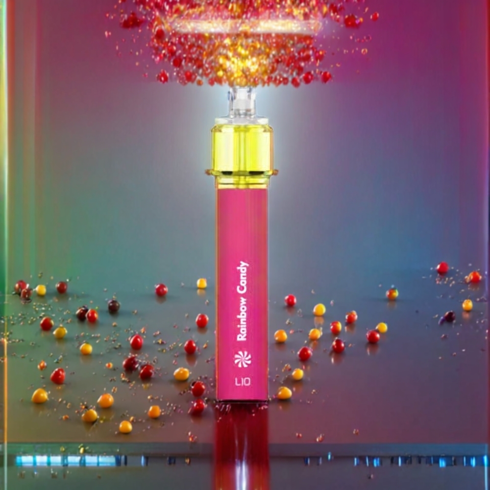 LIO Bee18 Max 2500 Puffs Disposable Vape - 6.5ml / 1300mAh - Australia Wholesale (Rainbow Candy)