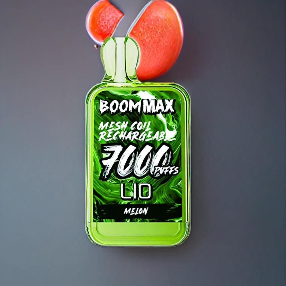 Australia Wholesale LIO BOOM MAX 7000 Puffs Disposable Vape – 15ml 50mg, Type-C Charging, 1.0 Ohm MESH Coil