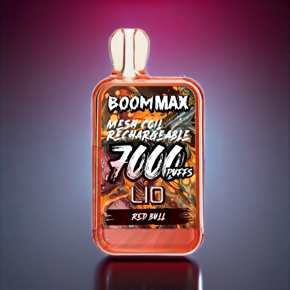 LIO BOOM MAX 7000 Puffs – 15mL 50mg (Red Bull) | Australia Wholesale
