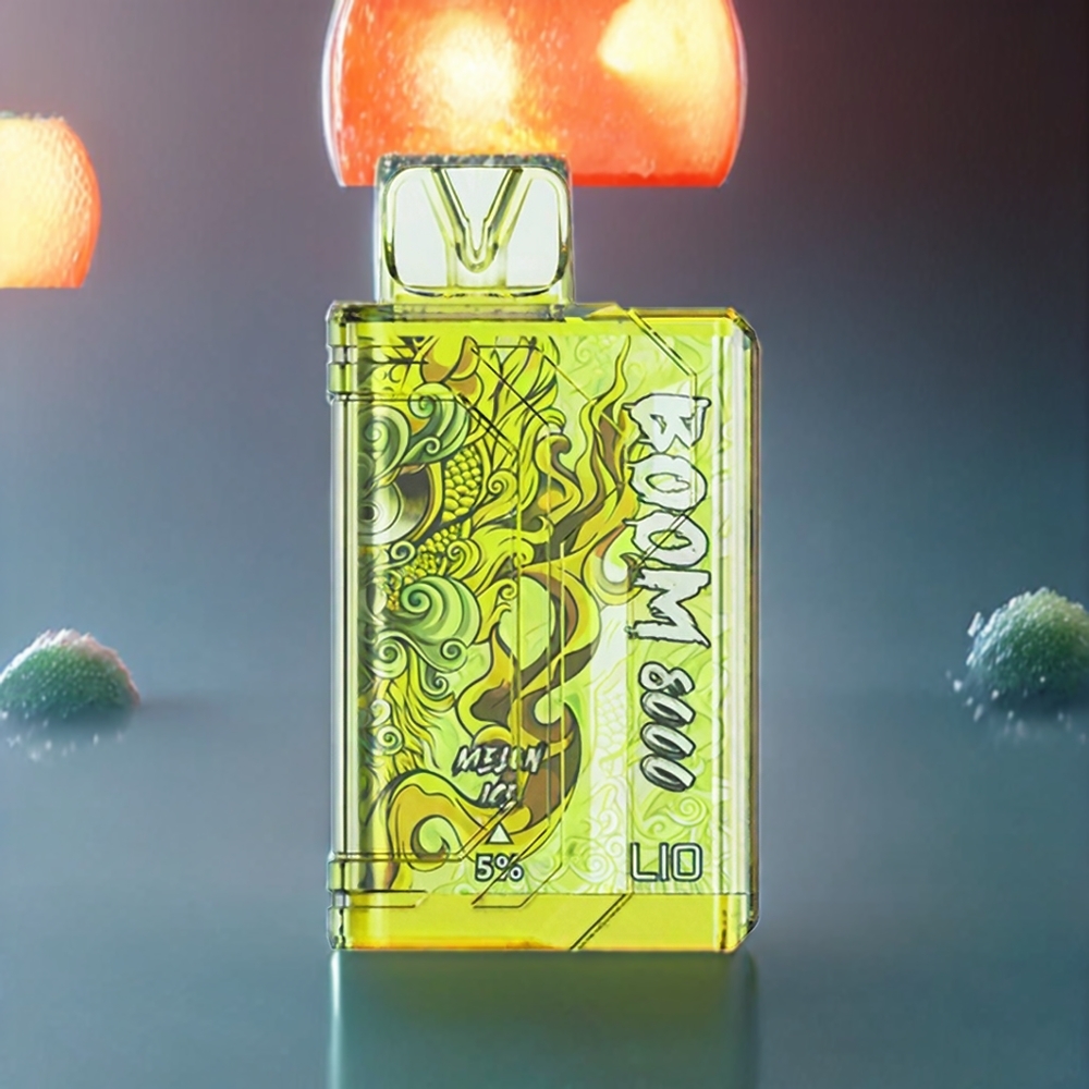 LIO BOOM PRO 8000 Puffs Disposable Vape – 15ml 5% Nicotine, Mesh Coil, Type-C Charging | Australia Wholesale (Melon Ice)