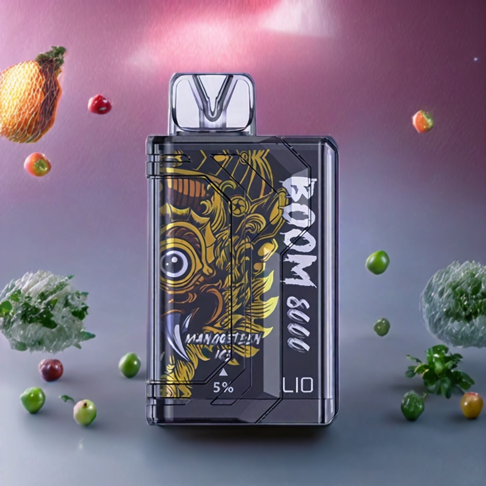 LIO BOOM PRO 8000 Puffs Disposable Vape – 15ml | 5% Nicotine | Type-C Charging | Australia Wholesale | Mangosteen Ice