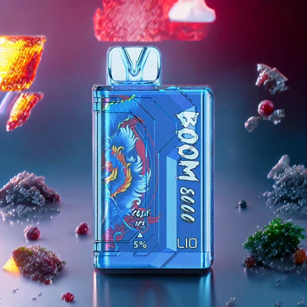 LIO BOOM PRO 8000 Puffs Disposable Vape – 15ml Prefilled, 650mAh Battery, Type-C Charging | Australia Wholesale
