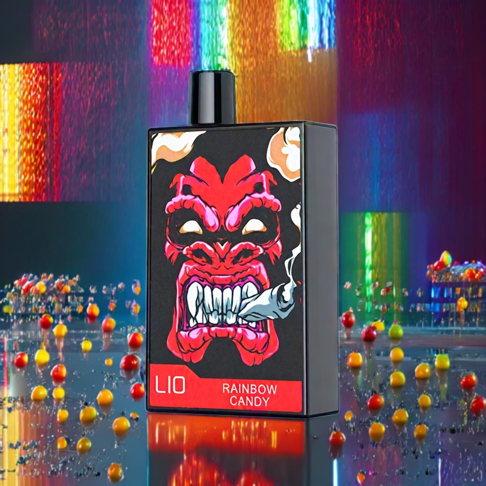 Australia Wholesale LIO CAPO 4500 Puffs Disposable Vape - 12mL E-Liquid, Type-C Charging, 1.2惟 Mesh Coil (Rainbow Candy)