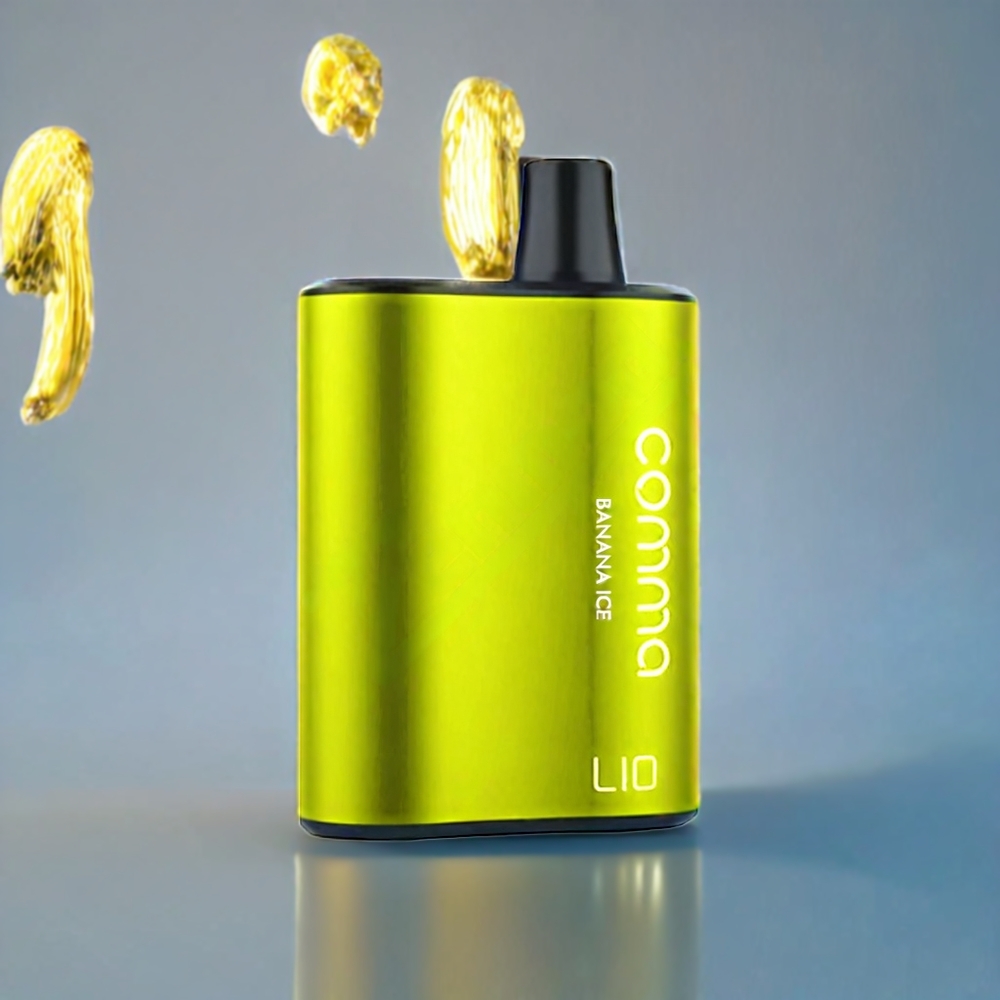 Australia Wholesale LIO COMMA 5000 Puffs Disposable Vape – 15mL, 900mAh, Type-C (Banana Ice)