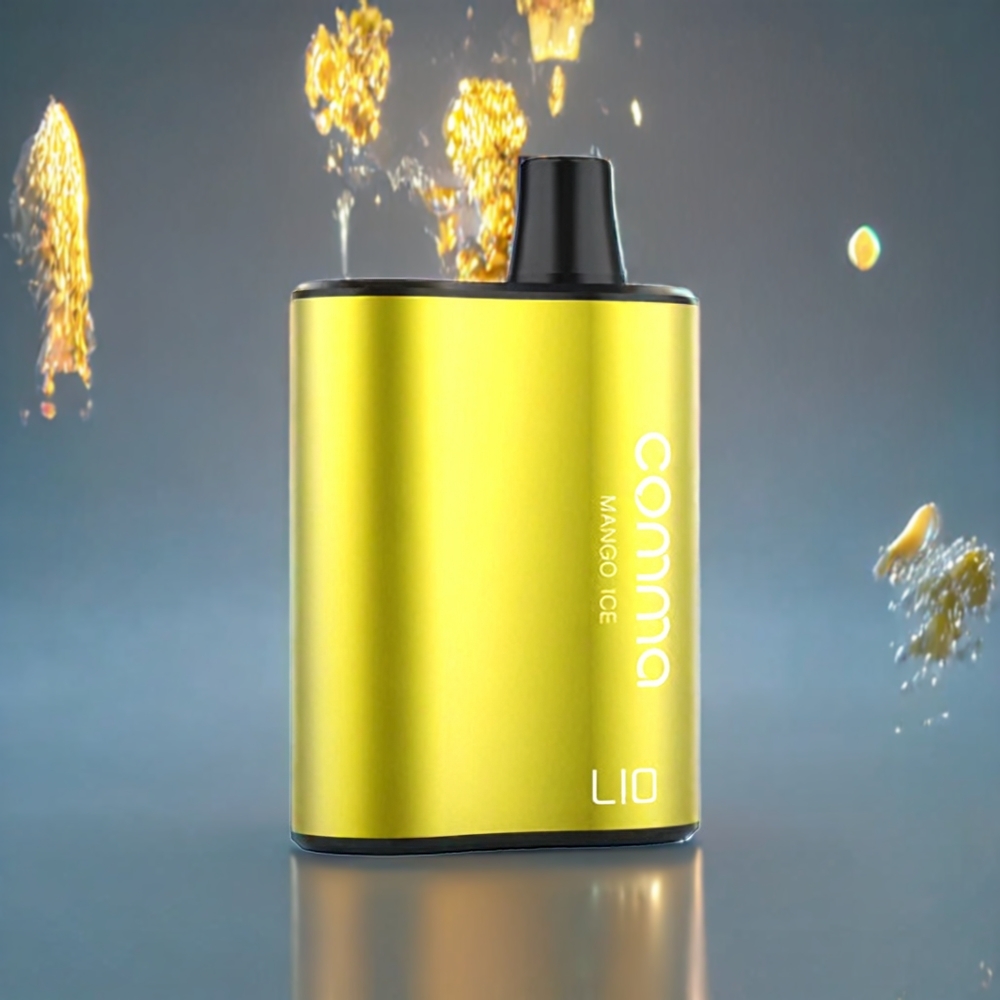 Australia Wholesale LIO COMMA 5000 Puffs Disposable Vape – 15mL, 900mAh, Type-C (Mango Ice)