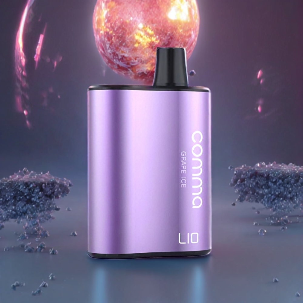 LIO COMMA 5000 Puffs Disposable Vape – 15mL Capacity, Type-C Charging, Australia Wholesale (Grape Ice)
