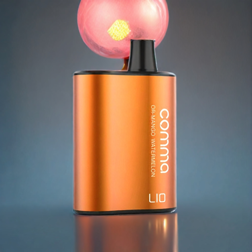 LIO COMMA 5000 Puffs Disposable Vape – 15mL Mesh 1.0Ω, 900mAh Battery (Type-C) | Australia Wholesale | Mango Watermelon