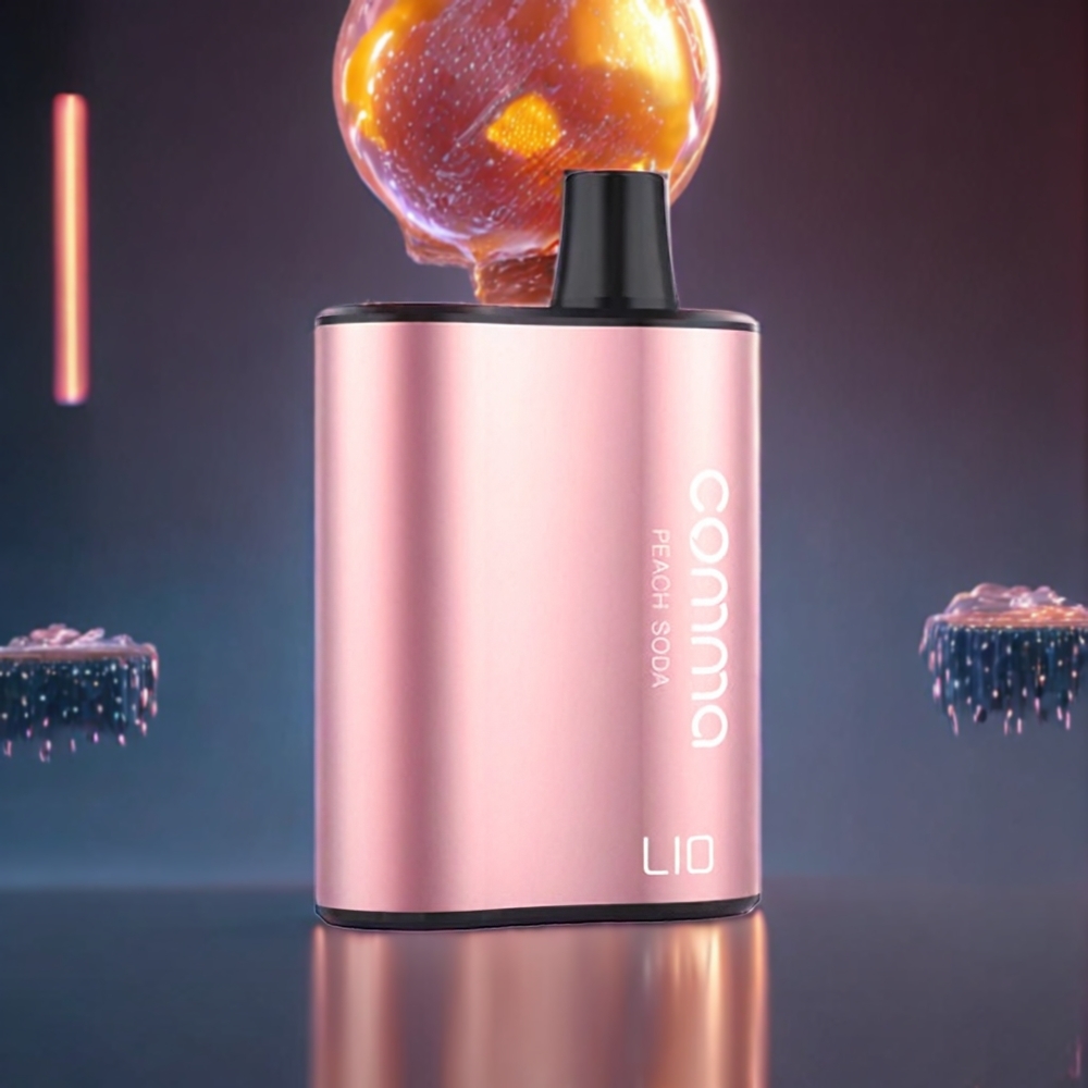 LIO COMMA 900mAh 5000 Puffs 15ml Disposable Vape – Peach Soda | Australia Wholesale