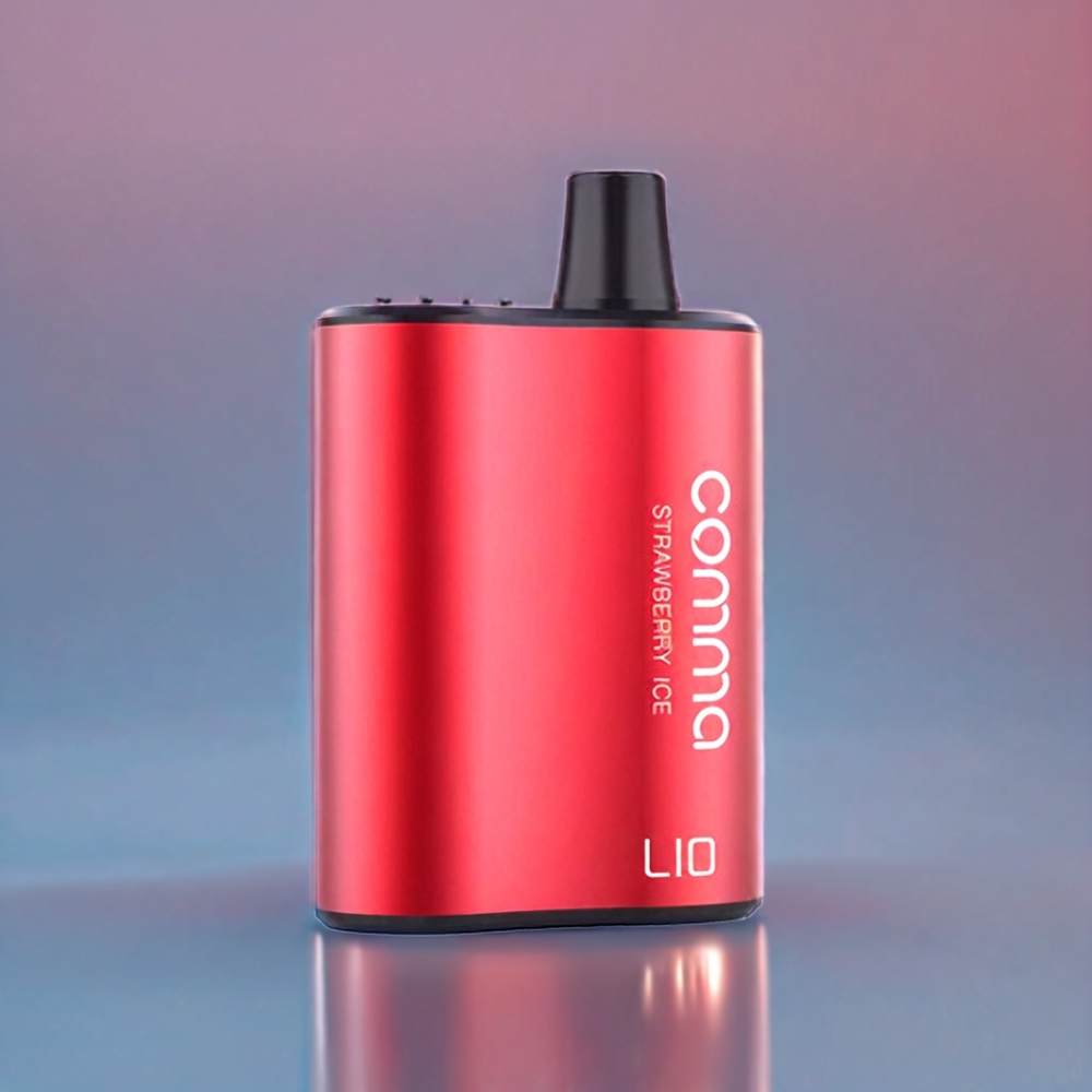 LIO COMMA 900mAh 5000 Puffs Disposable Vape – 15mL Strawberry Ice | Australia Wholesale