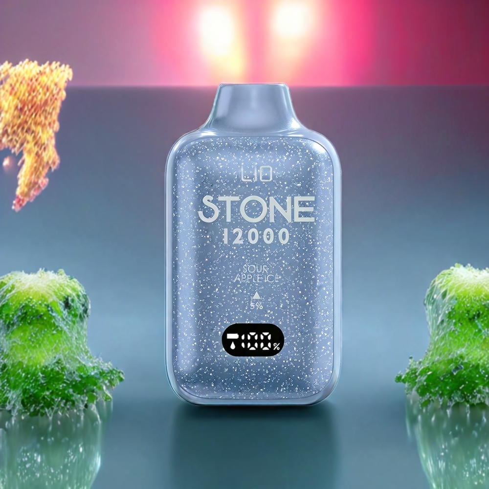 Australia Wholesale LIO Stone 12000 Puffs 18ML Disposable Vape – Sour Apple Ice