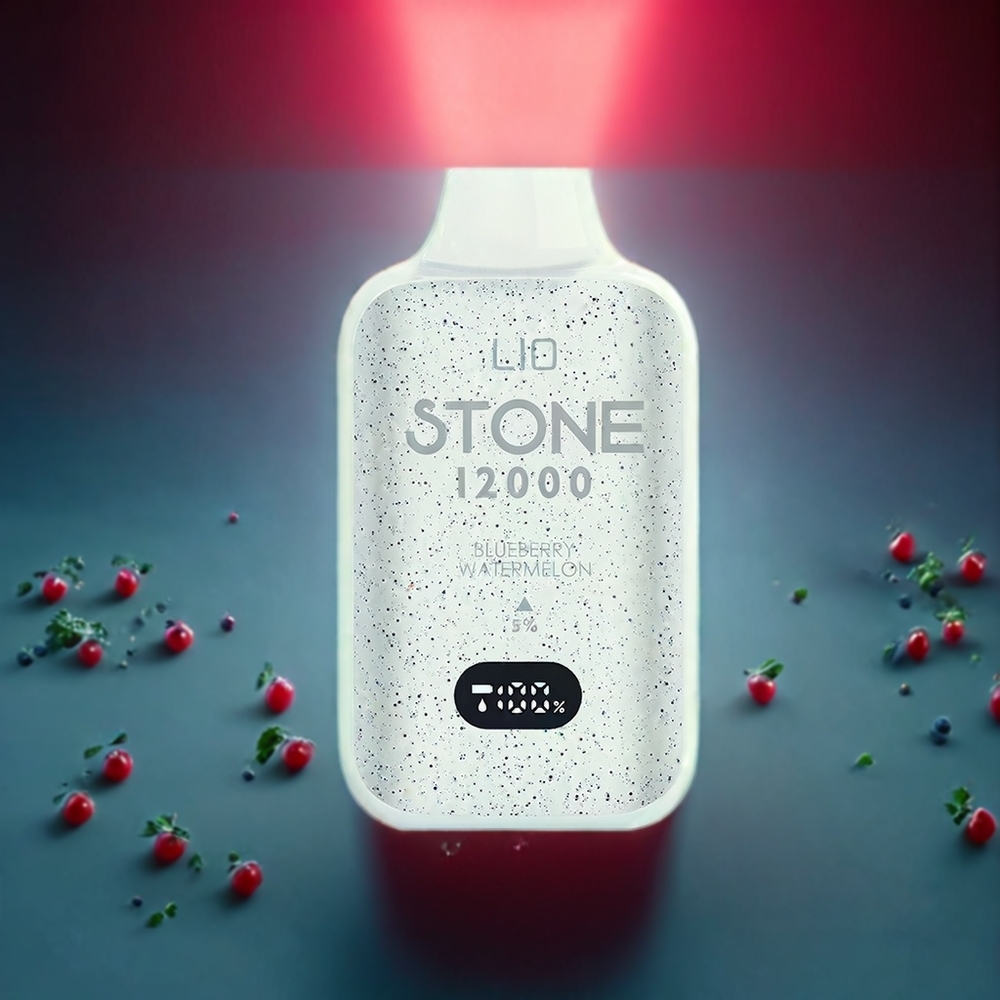 Australia Wholesale LIO Stone 12000 Puffs | 18ML E-Liquid & Type-C Charging | Blueberry Watermelon Disposable Vape